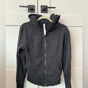 Lululemon Black Scuba full zip hoodie size 8